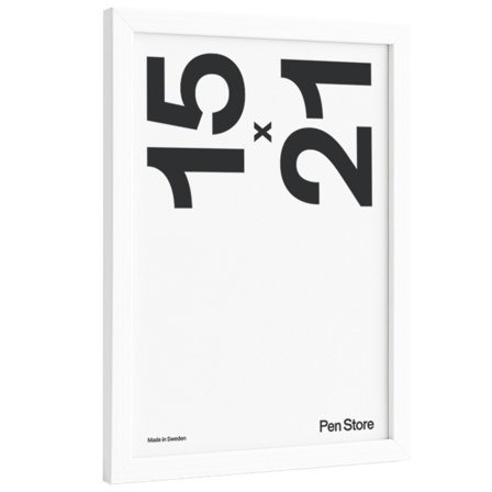 Pen Store Valkoinen puukehys 15x21 cm