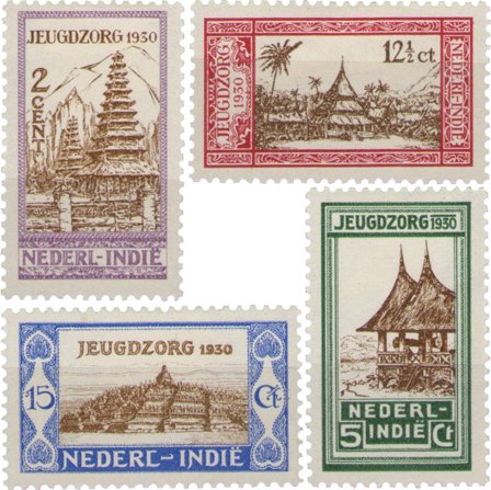 Hollandsk Ostindien 1930 - NVPH 167-170 - Postfrisk