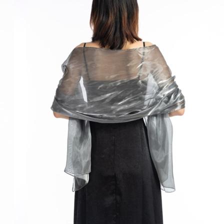 Iltapuvut Huivi Lady Cape Wraps TUMMANHARMAA TUMMANHARMAA Dark Grey
