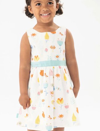 Boboli Satin Dress - Multi/patterned - 110