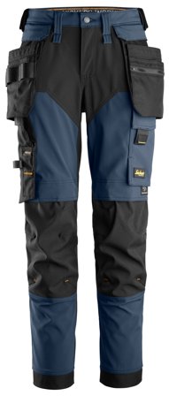 Snickers Workwear 6775-9504 Arbeidsbukser marineblå/svart 50, Klær