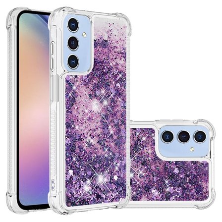 SKALO Samsung A17 Kviksand Glimmer Cover - Lilla