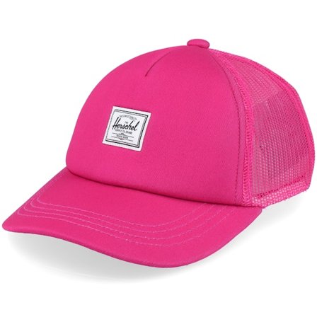 Herschel - Roze trucker Cap - Kids Toddler Whaler Mesh Cap 2 – 4 Years Fuchsia Purple Trucker @ Hatstore