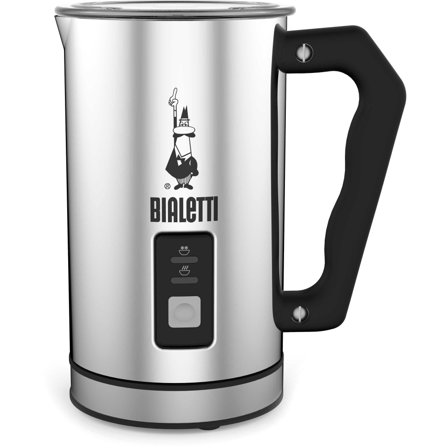 Bialetti Soft Cream elektrisk mælkeskummer - Sølv | KitchenOne