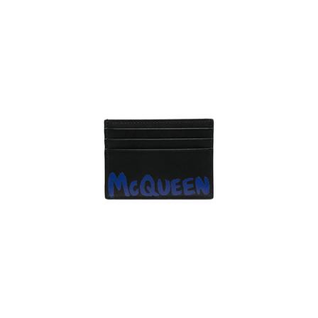 Alexander McQueen Wallets ; Cardholders , Zwart , Heren , Maat: ONE Size Portefeuilles