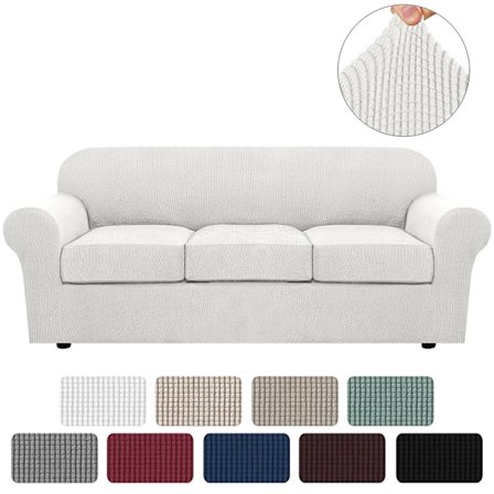Stretch Vattentät Soffa Överdrag, 1 Del, Spandex, Jacquard Elastisk Soffa Överdrag Med Halkskyddsskum