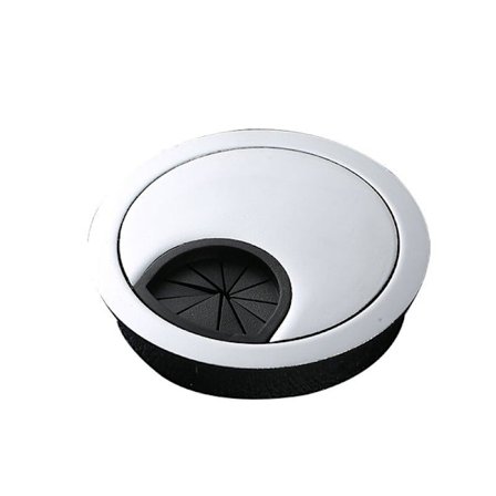 4-pack - Kabelgenomföring för bord - 50 mm Grå