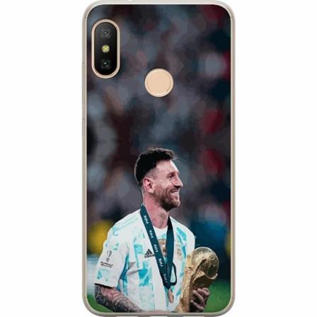 Xiaomi Redmi 6 Pro Genomskinligt Skal Messi