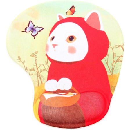 Ergonomisk musmatta med gelhandledsstöd, gelmusmatta med handledsstöd