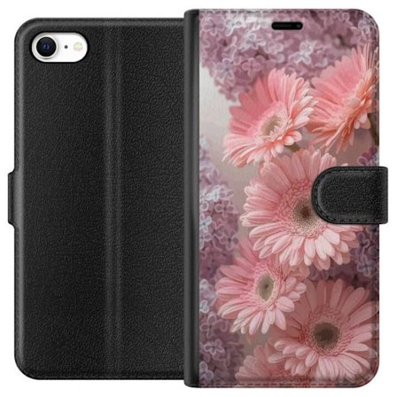 Kompatibelt Plånboksfodral till Apple Apple iPhone 6 Blomsterdesign Rosa Blommor