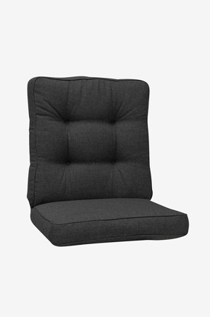 Hillerstorp - Istuin/selkätyyny Texas Low - Musta - Asentotuolin pehmusteet - - Homeroom