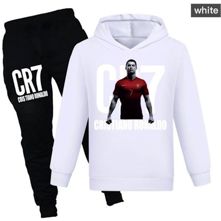 Cristiano Ronaldo Barnehettegenser og Buksesett - CR7 F