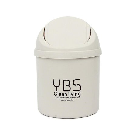 2 stk. Bærbar Mini Skraldespand Skraldespand Bord Skraldespand Bord Rulle Svingelåg