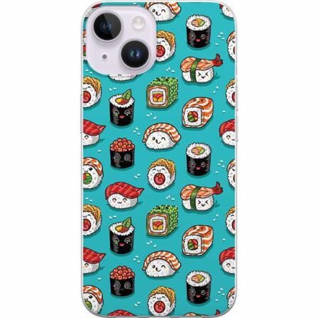 Apple Iphone 14 Genomskinligt Skal Sushi