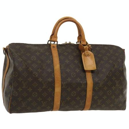 Louis Vuitton Vintage, Pre-owned Keepall Bag Bruin, Heren, Maat:ONE Size