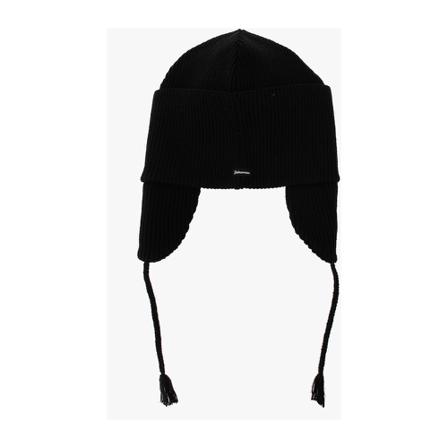 Undercover, Beanie with logo Zwart, Heren, Maat:ONE Size