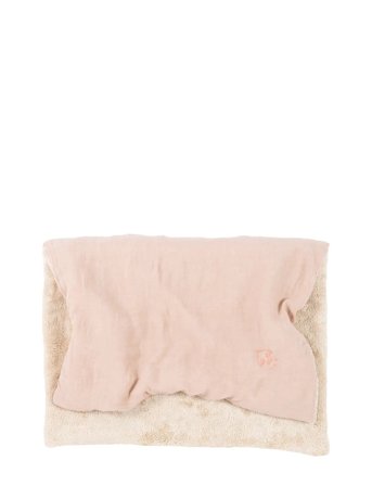 Embroidered Winter Blanket L1N0 In French Linen Baby & Maternity Baby Sleep Baby Blankets Pink NOBODINOZ