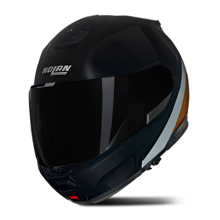 Nolan N100-6 Öppningsbar Hjälm Svart/Ockra XL