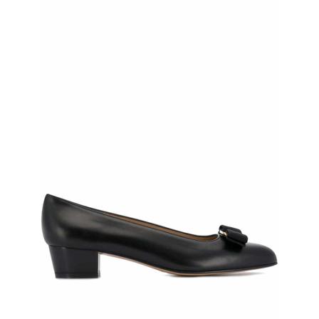 Salvatore Ferragamo, Heels Zwart, Dames, Maat:38 EU
