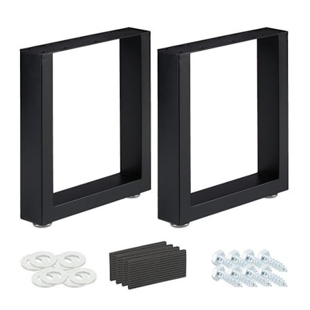 sæt med 2 bordløbere sort