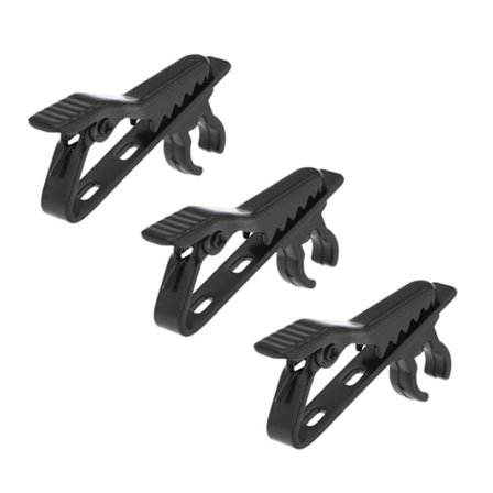 Universal Mic Metal Clip Protable Lavalier Mikrofon Clip Lapel / Collar Clamp