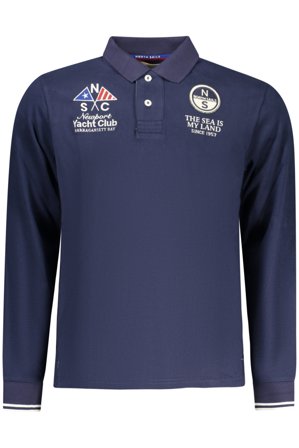North Sails Polo Maniche Lunghe Uomo Blu