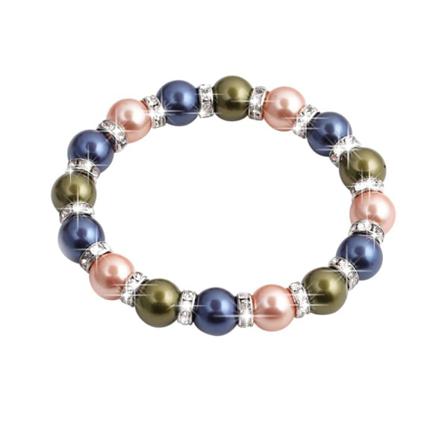 Pearl Armband Diamond Smycken Elegant Classic Noble Lämplig