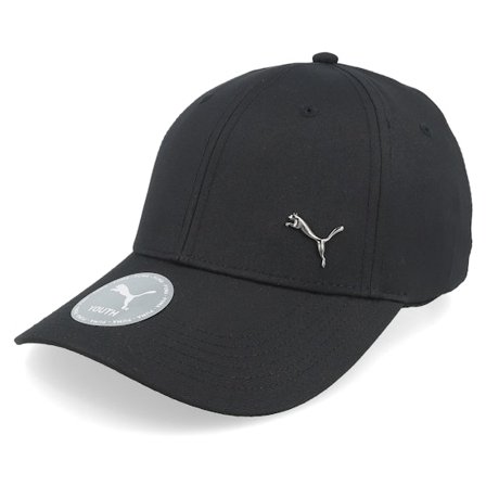 Puma - Black adjustable Czapka Z Daszkiem - Kids Essential Metal Puma Cat Bb Cap Jr Black Adjustable @ Hatstore