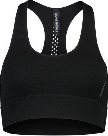 Mons Royale W's Stratos Merino Shift Sports Bra Black