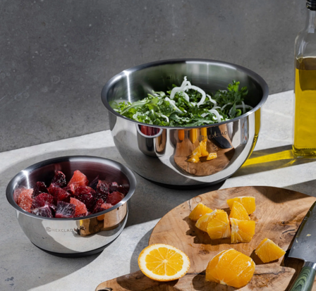 HexClad Stålboller med lokk 3stk