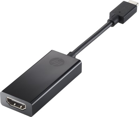 HP ekstern videoadapter - svart