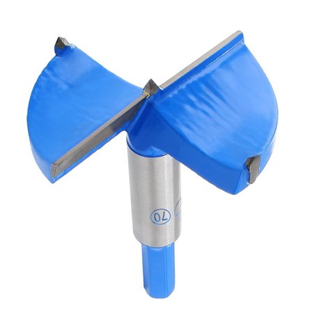 Qjaiune 2-3/4 tommer / 70 mm Forstner bor, 2,75 tommer kjedelig bit kutter wolframkarbid tre hullsag Auger åpner, trebearbeiding hullåpner