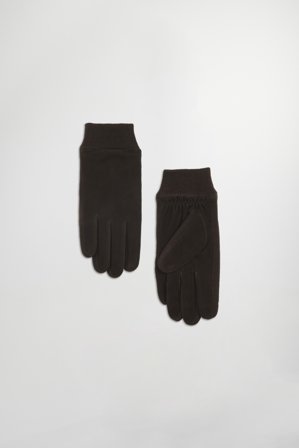 NN.07 Suede Rib Glove Handschuhe Herren Braun Leder