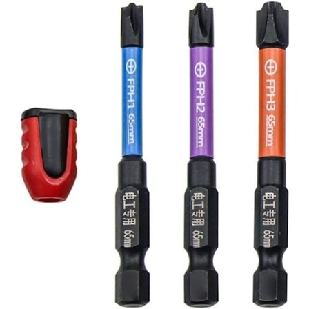 FPH FPZ erikoisurainen Phillips-ruuvimeisselin kärki FPH1, FPZ1 (4,5 mm), FPH2