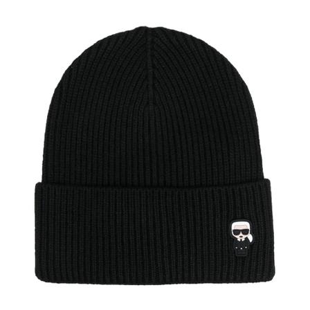 Karl Lagerfeld, Beanies Zwart, Dames, Maat:ONE Size