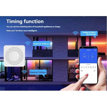 WiFi Relekytkinmoduuli 10A 3 / 4 Kanavaa AC100-240V Toimii Alexa Home Mini Älykytkinmoduulin Kanssa