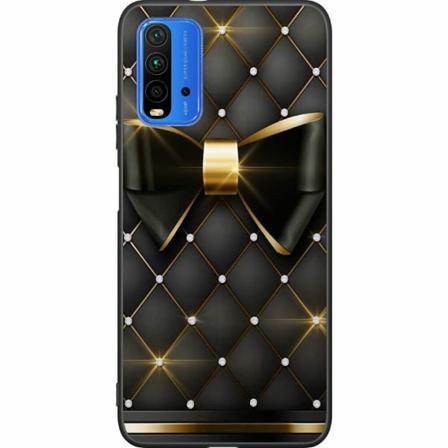 Xiaomi Redmi 9t Svart Skal Gyllene Rosett