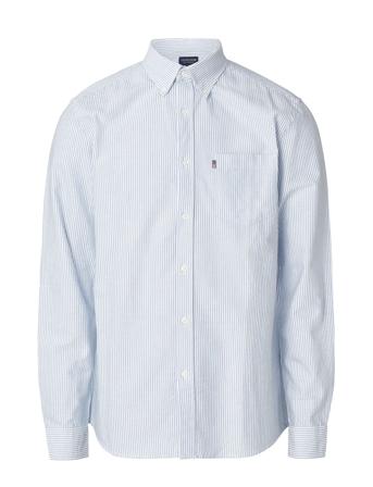Casual Striped Oxford B.d Shirt Lexington Clothing Blue