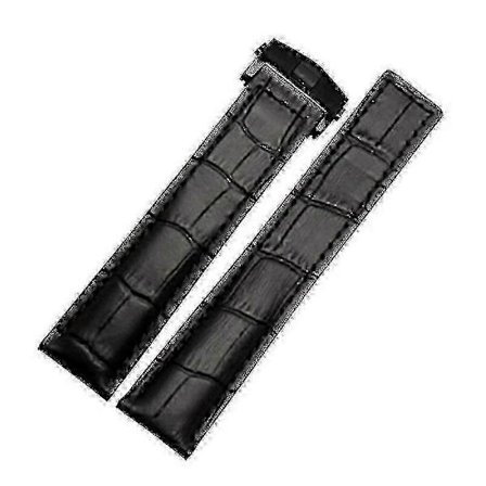 Tag Heuer -kellon rannekkeet aitoa nahkaa, saatavana koot 19 mm, 20 mm ja 22 mm, värivaihtoehdot musta ja punainen - JX