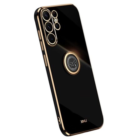 Samsung Galaxy S24 Ultra Case witn Ring holder - Black