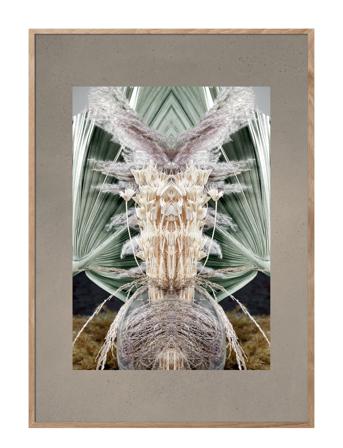 Vintage Reflection Cc4 Home Decoration Posters & Frames Posters Botanical Multi/mönstrad ChiCura