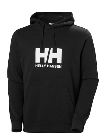 Hh Logo Hoodie 2.0 Black Helly Hansen