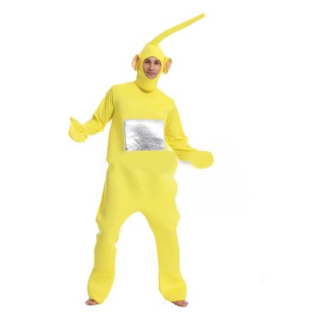 Halloween Cosplay Teletubbies Kostym För Vuxna Yellow