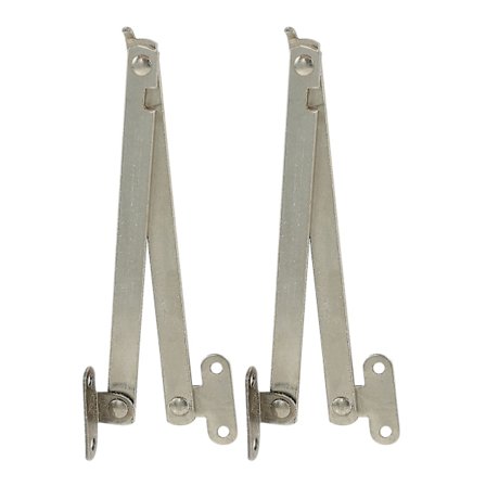 2x Møbelskabsdør Front Skrivebord Foldbart Lågstøttehængsel Stay (FMY)