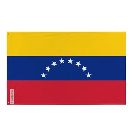 Flagga - Venezuela - 160 x 240 cm - Polyester - Tryck på fram- och baksidan - Metallöglor