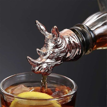 Zinklegering Hjort Elg Vin Hælder Prop til Bar, Restaurant, Olie & Eddike Brug