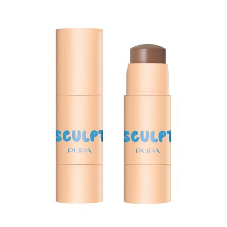 Pupa #GRWSTICK - Sculpt - Stick contouring viso 002 - MEDIUM/DARK 5g - Terra