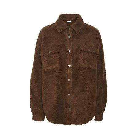 Noisy May Casual Shirts , Bruin , Dames , Maat: M