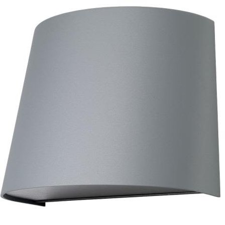 Westal Maxi Vegglampe 3000 K, 200 x 230 mm Sølv/aluminium, 18 W, 1225 lm, Belysning