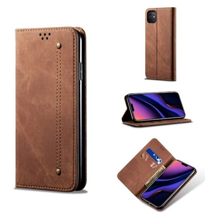 Jeans iPhone 11 Pro Max fodral - Brun